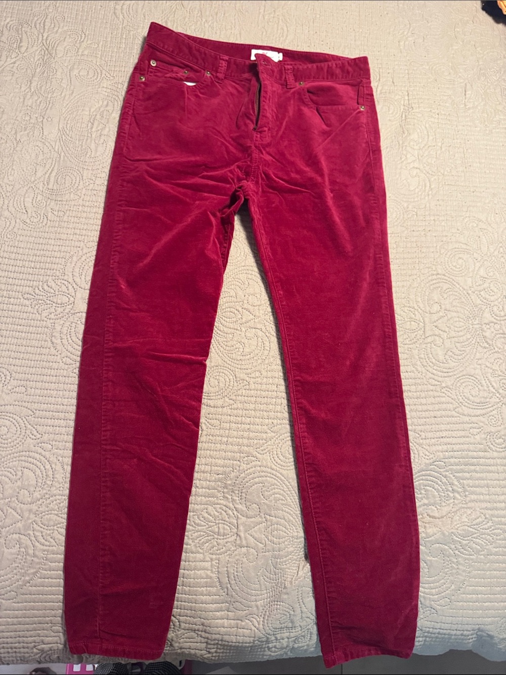 Vineyard Vines women’s Corduroy Pants in Deep Burgundy